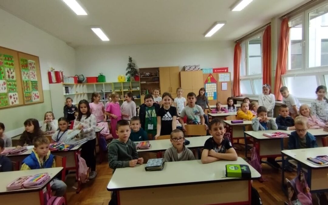 Veseli posjet predškolaca našoj školi