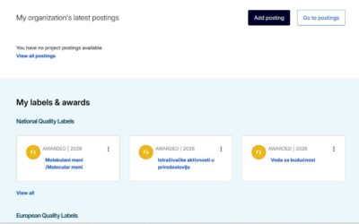 eTwinning projekti STEM područja dobili nacionalnu oznaku kvalitete